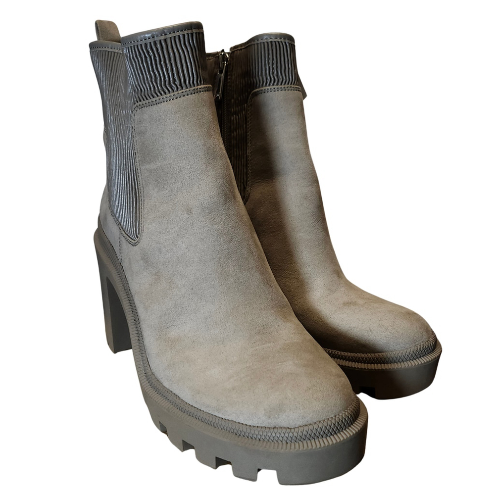 Women's JLO Boots, Grey, Size 9.5